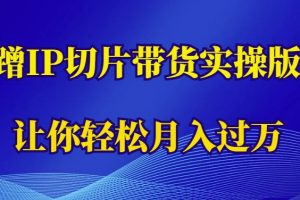 蹭这个IP切片带货实操版，让你轻松月入过万（教程+素材）